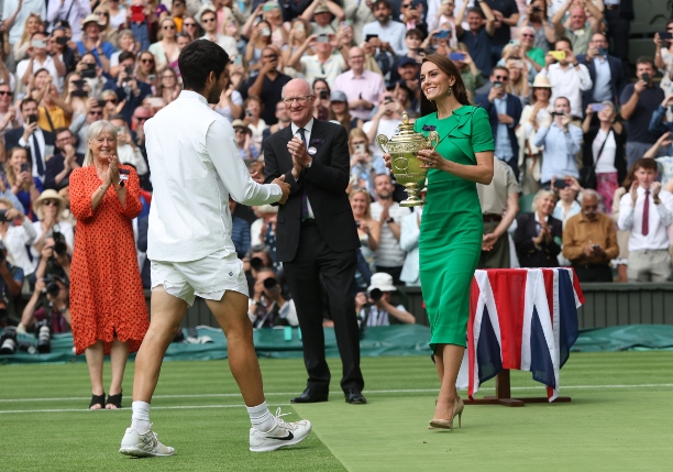 Wimbledon on Kate Middleton and 2024 Trophy Presentation