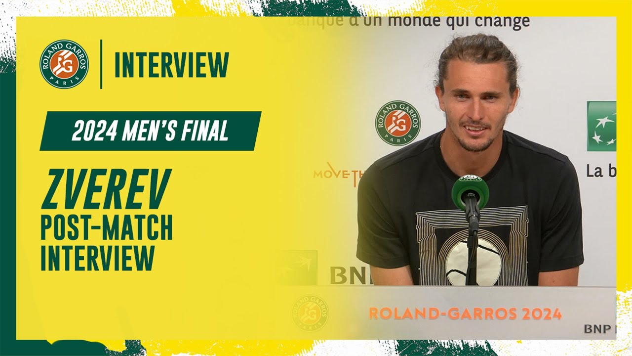 Zverev Final post-match interview | Roland-Garros 2024