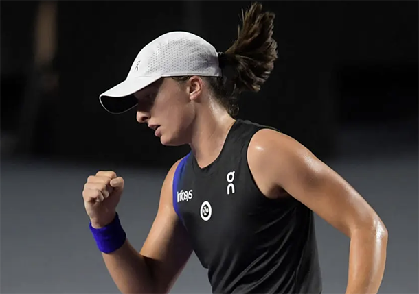 World No. 1 Swiatek Qualifies for WTA Finals Riyadh