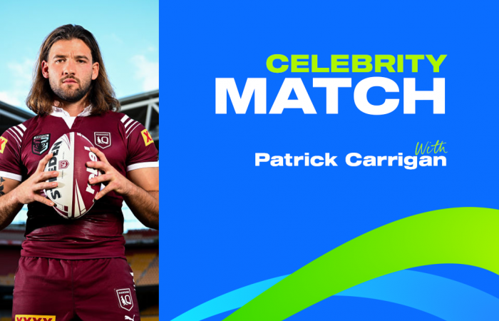 Celebrity Match with Patrick Carrigan | 19 September, 2024 | All News | News and Features | News and Events