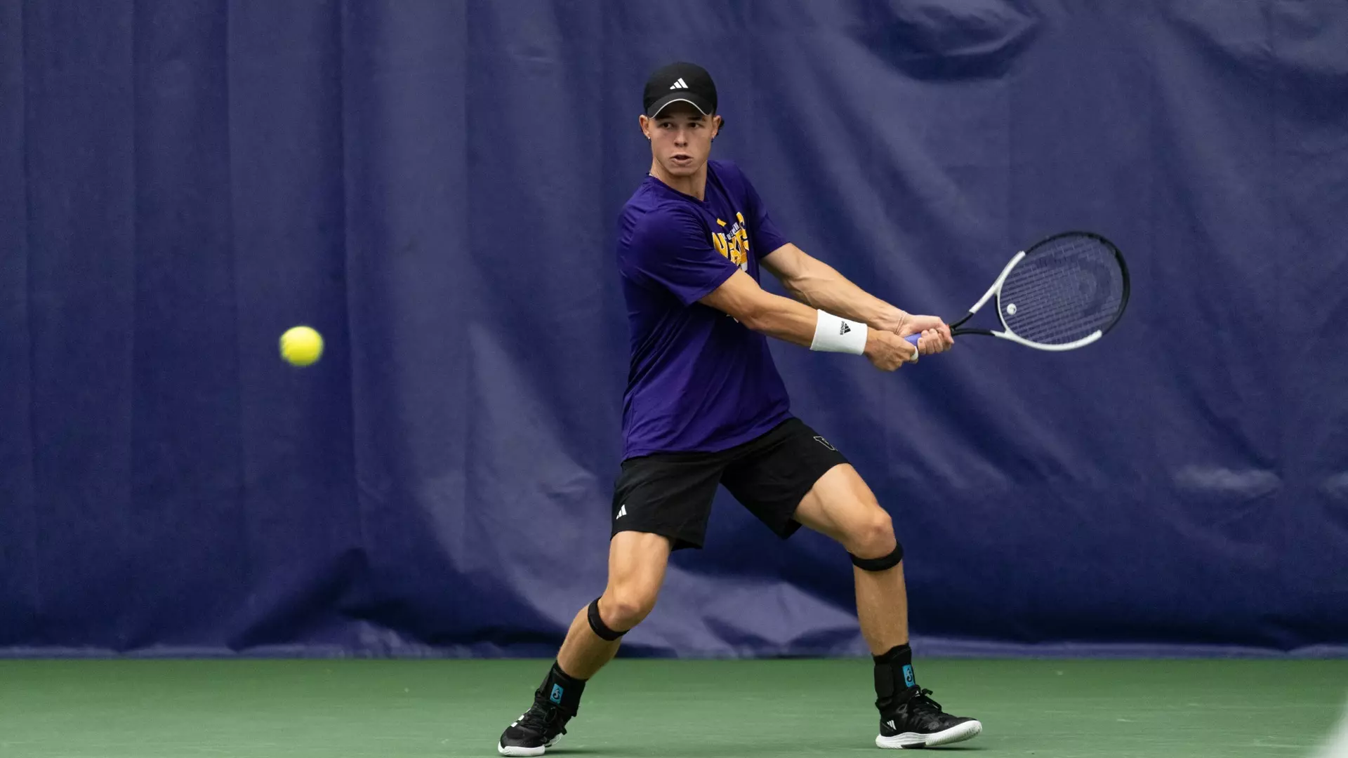 Bouchelaghem Wins NCAA Singles Opener