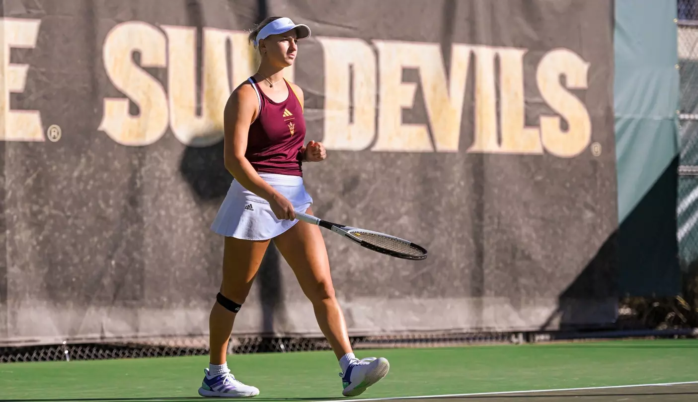 Tverijonaite Falls in Opening Round at NCAA Singles Championships